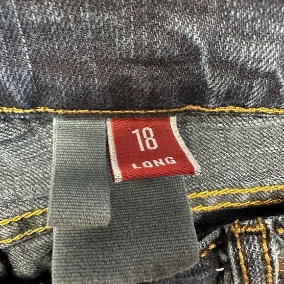 Stetson Women’s Size 18 Long Jeans Blue Dark Wash Denim Classic Bootcut Jeans - Picture 6 of 7